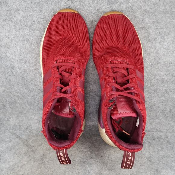 Adidas Shoes Mens 10.5 Athletic Trainers NMD R2 Collegiate Burgundy Casual Run - Picture 8 of 13